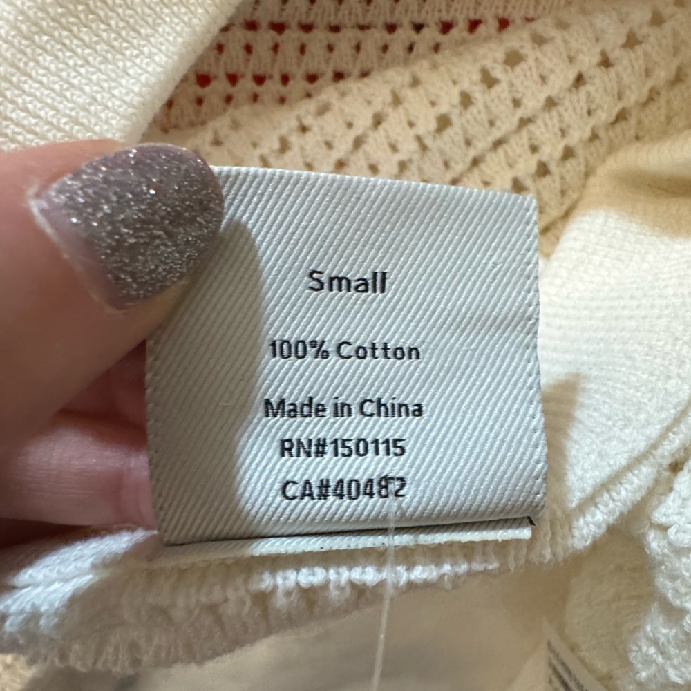 Varley Kershaw Knit Sweater in Egret - Picture 9 of 10